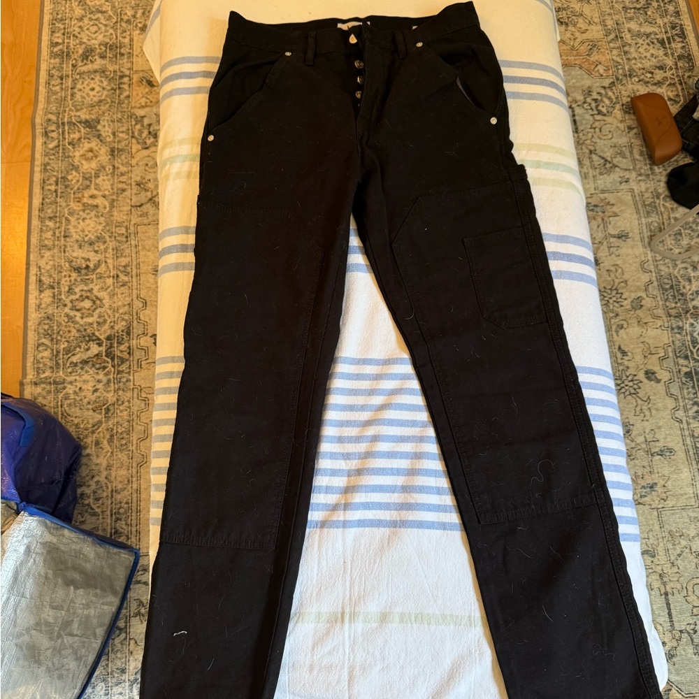 Frame Denim Black Trousers